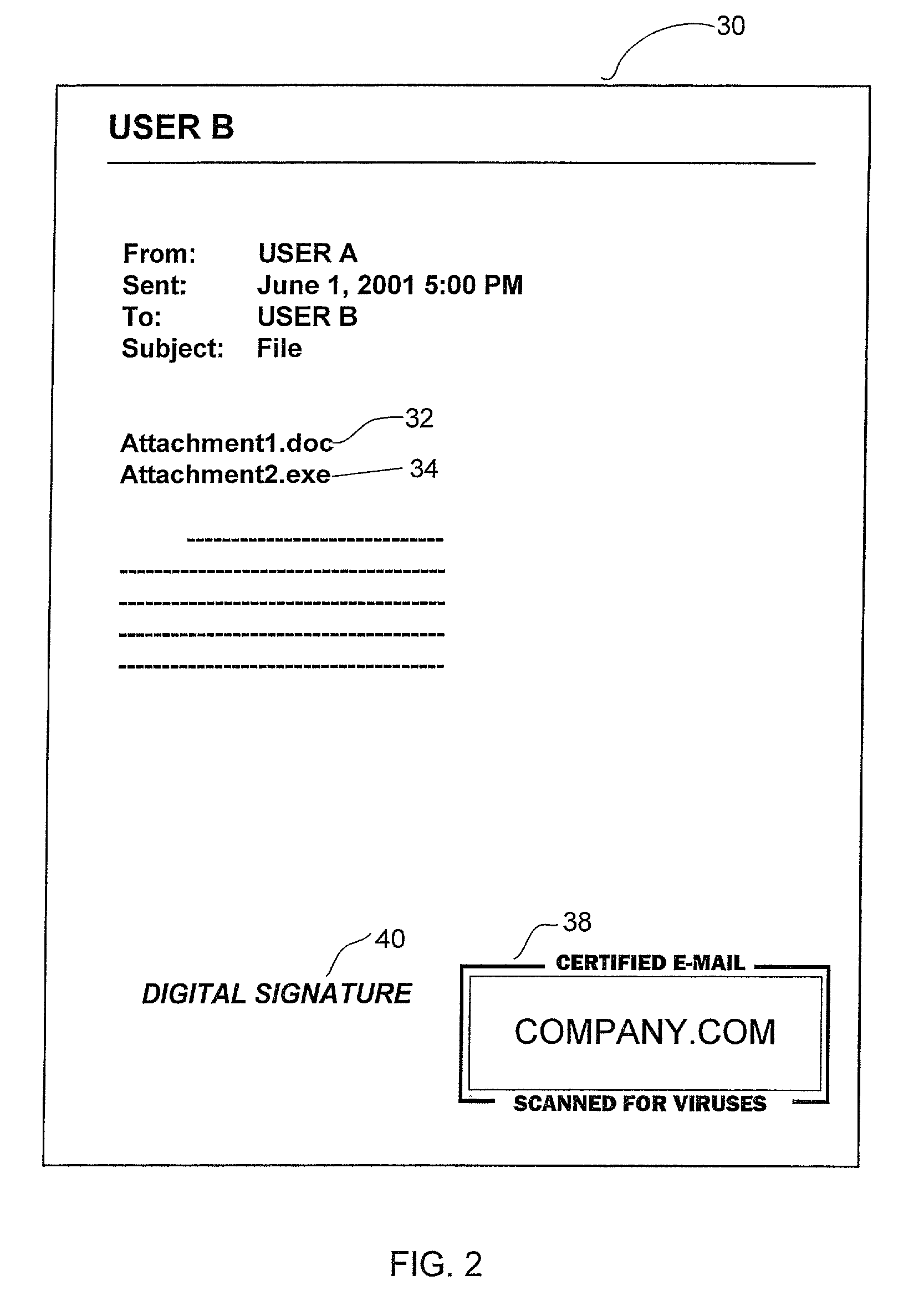 System and method for certifying that data received over a computer network has been checked for viruses