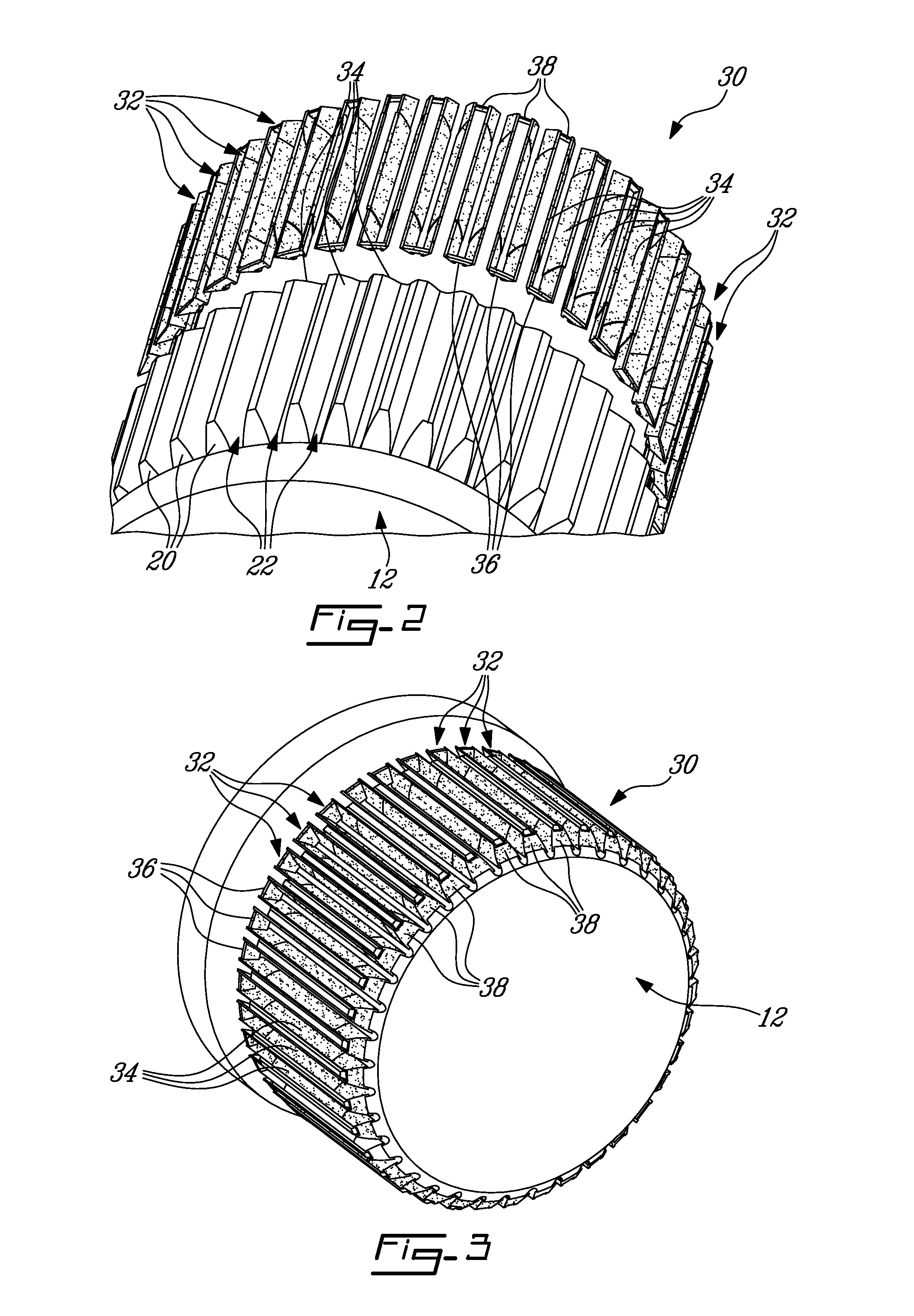 Insert ring for spline coupling