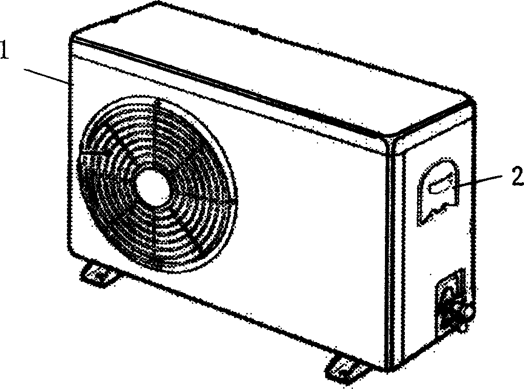 Portable outdoor unit of air conditioner