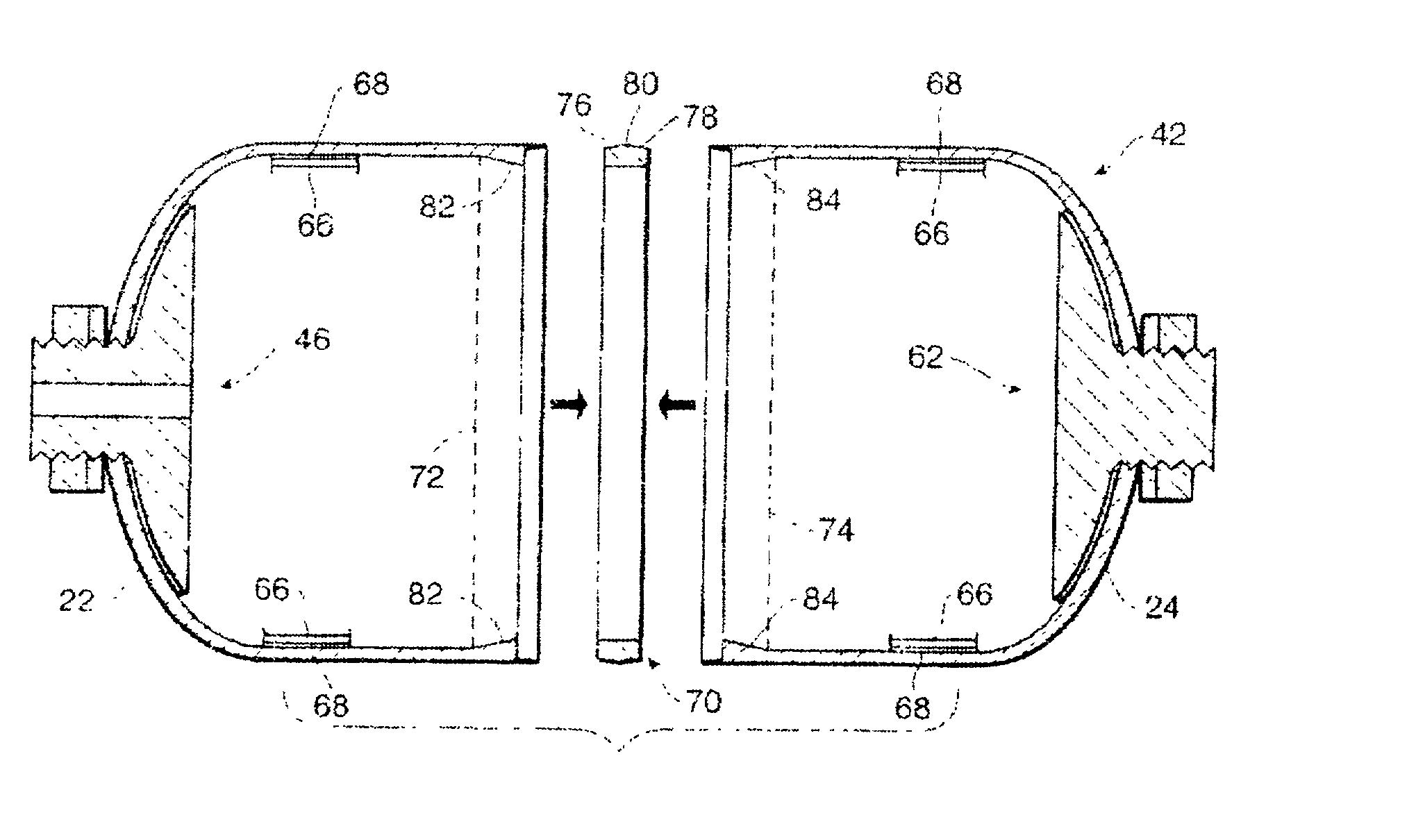 Low weight high performance composite vessel and method of making same