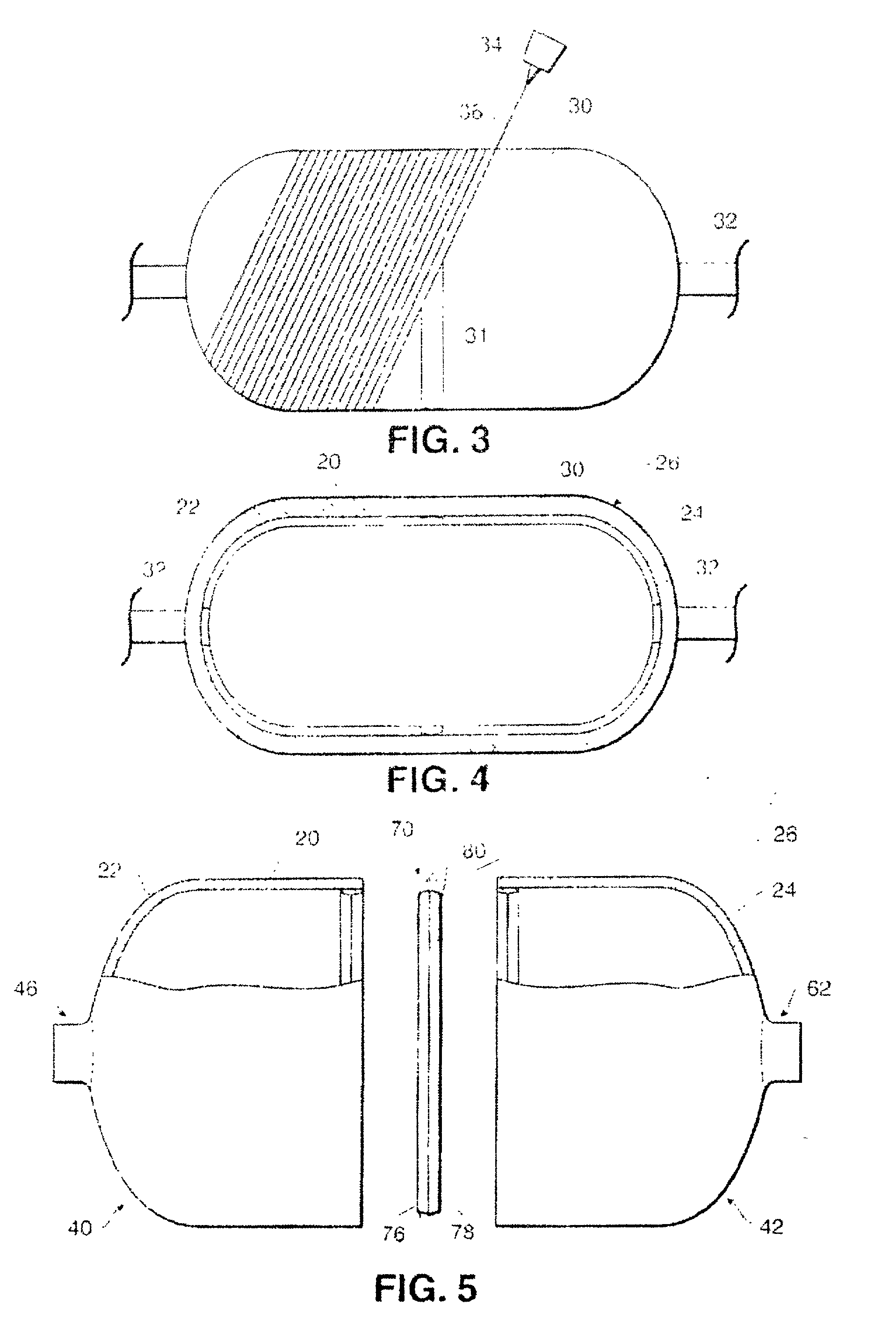 Low weight high performance composite vessel and method of making same