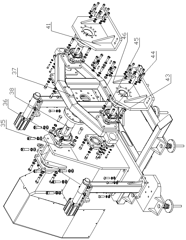 Special welding positioner capable of performing position rotating and switching