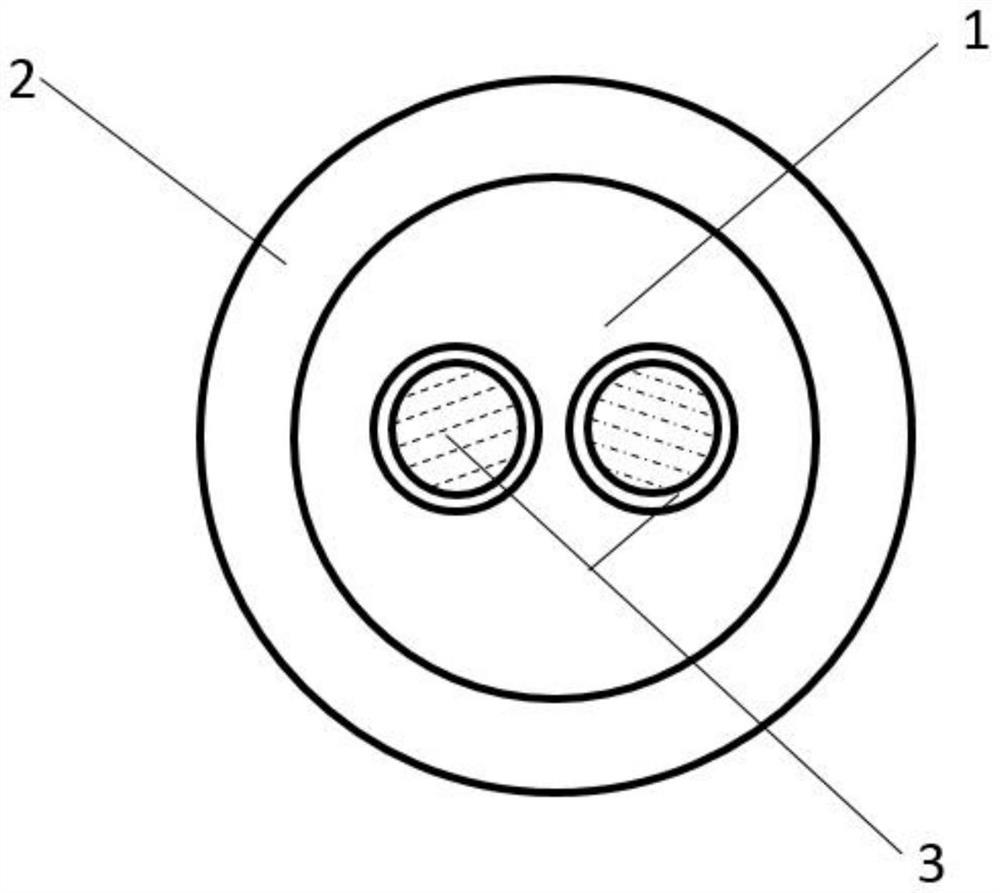 Laser shaping optical fiber and preparation method and application thereof