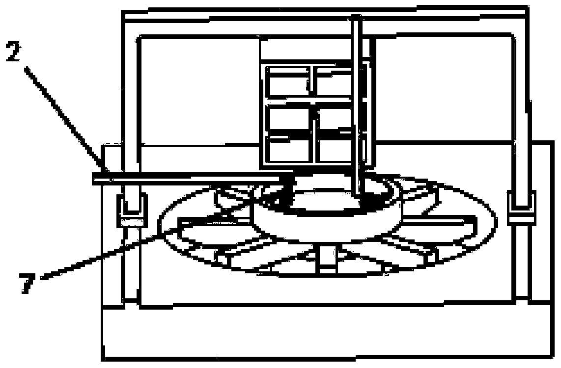 An ultrasonic automatic inspection device for large cylinder and head forgings