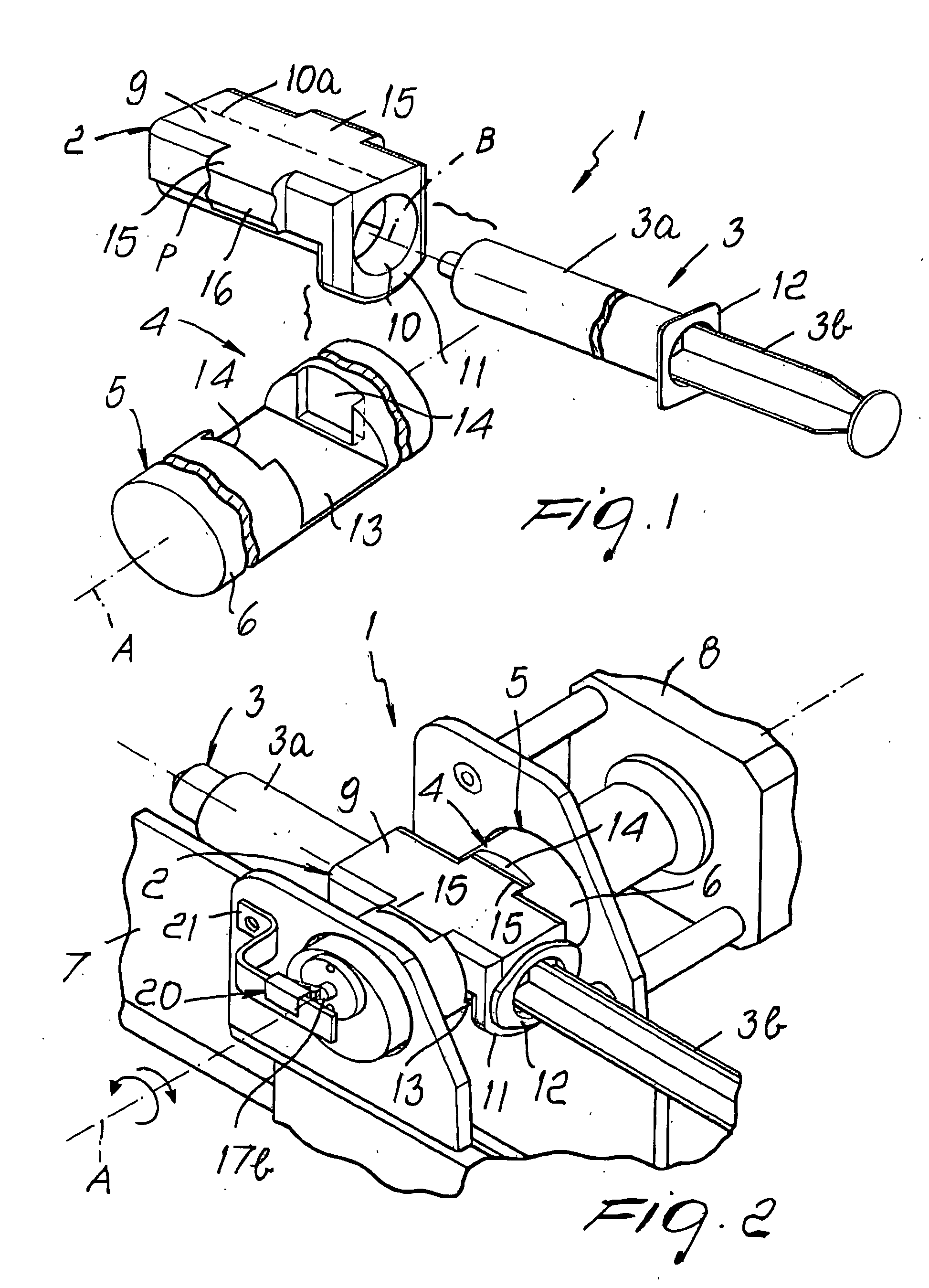 Device for locking syringes to infusion pumps