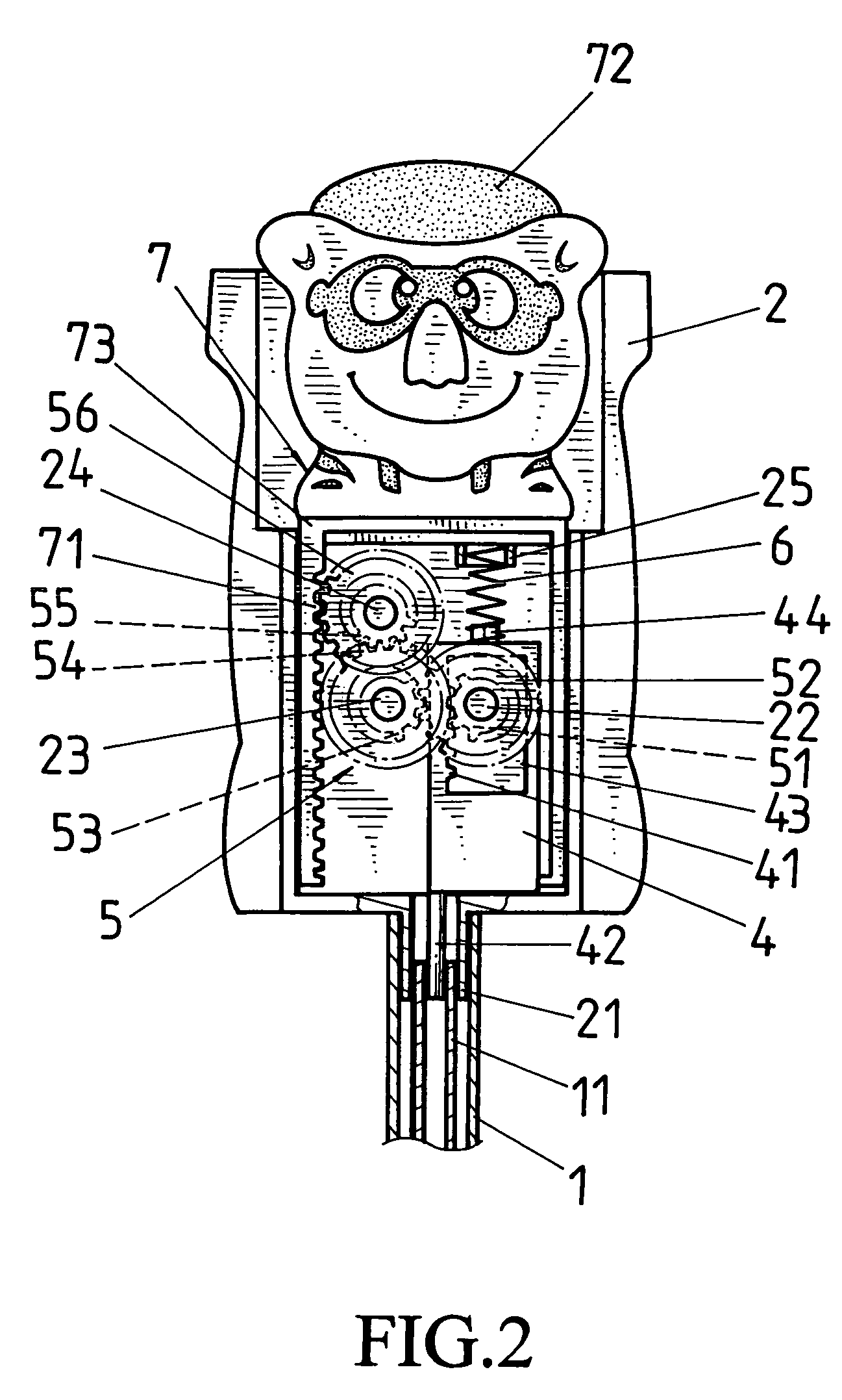 Writing implement with ornament