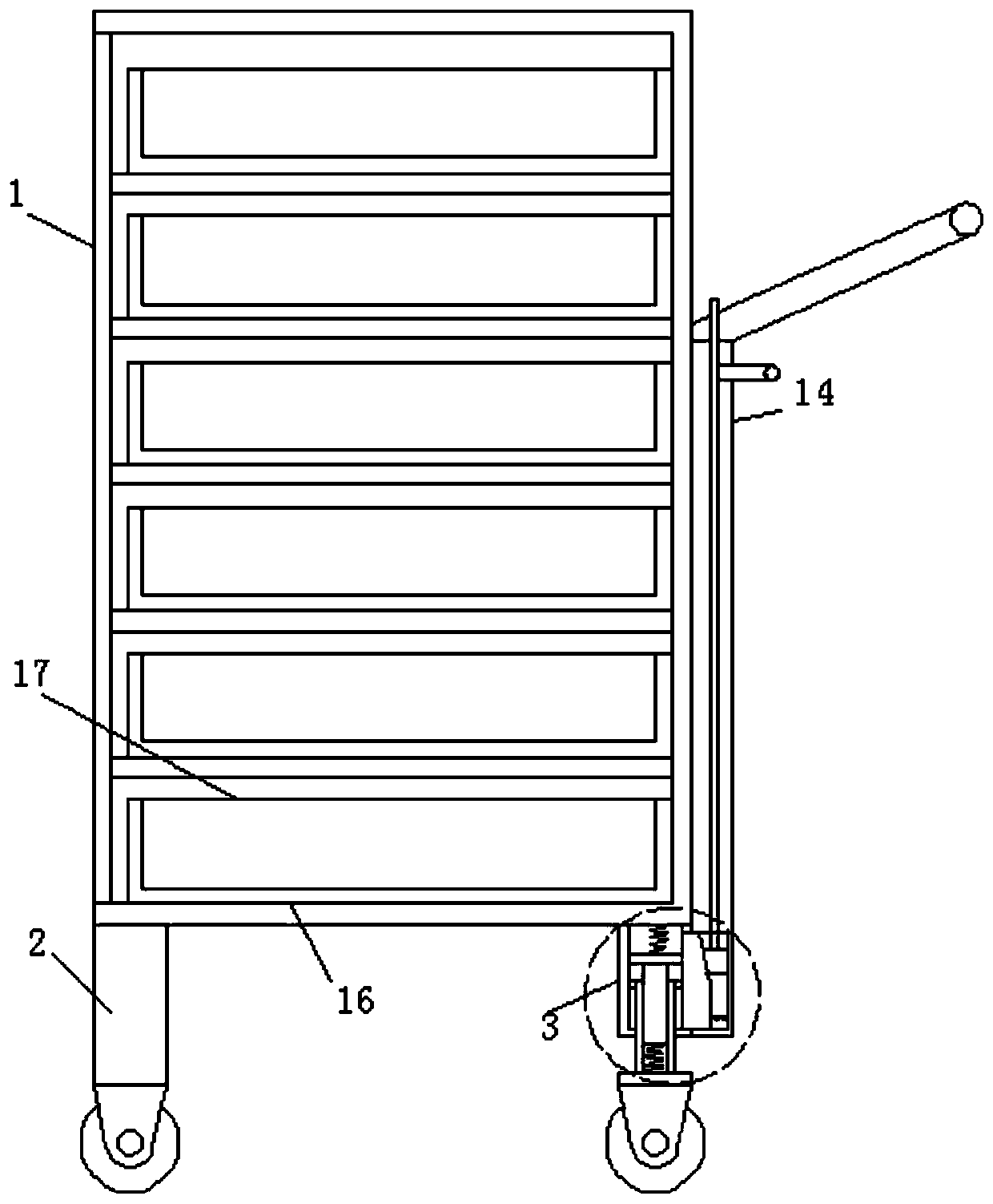 Sampling storage box material for egg quality detection and preparation method thereof