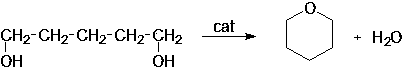 Method for preparing tetrahydropyrane by dehydrating and cyclizing 1,5-pentanediol