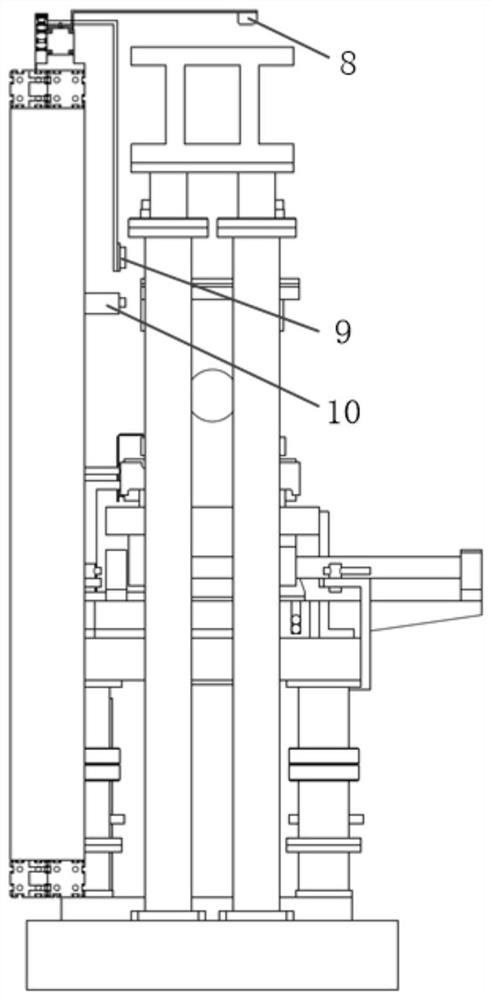 A suspension electromagnet static performance testing platform and test bench