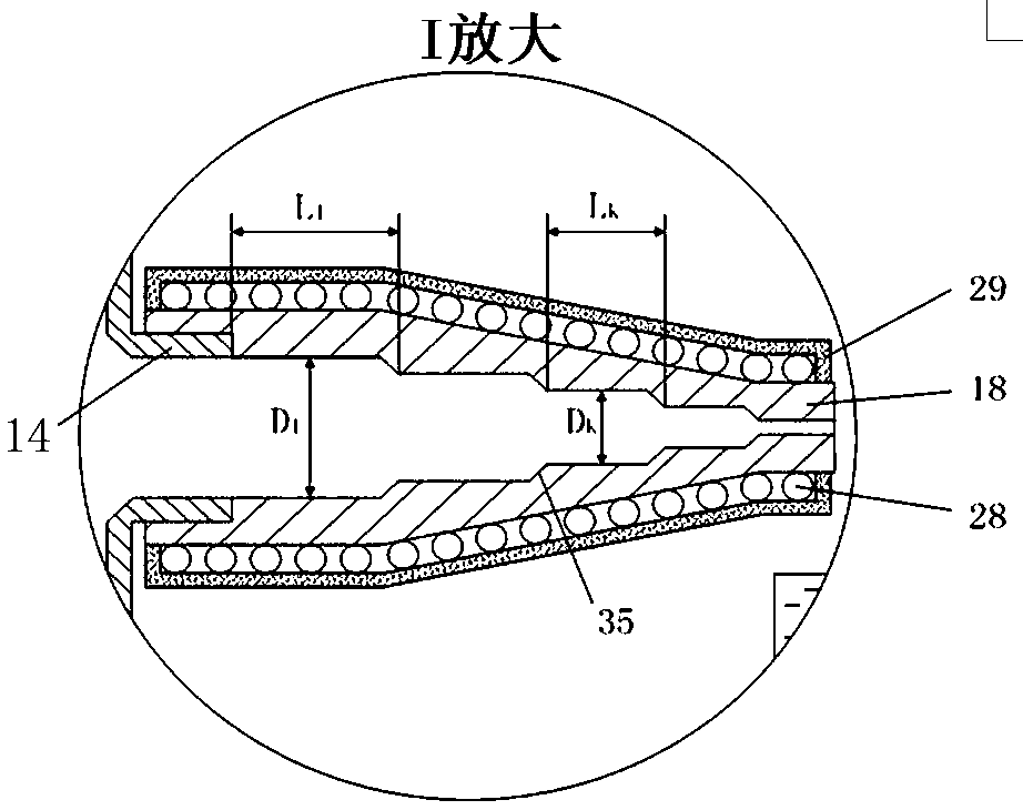 Extrusion device and method for oriented chopped carbon fiber reinforced thermoplastic composite