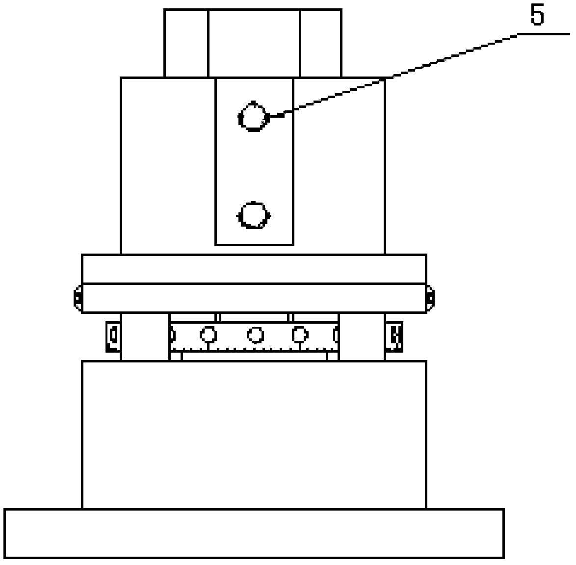 Screw type precisely-lifting adjustment supporting device