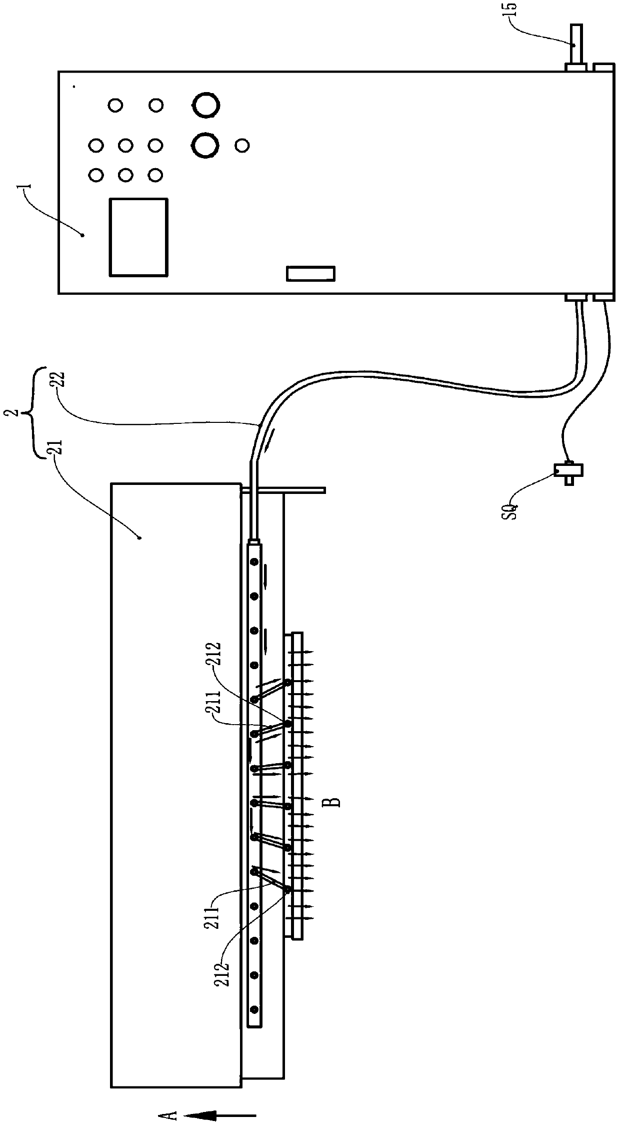 A suction and exhaust system for molds used in ceramic tile pressing