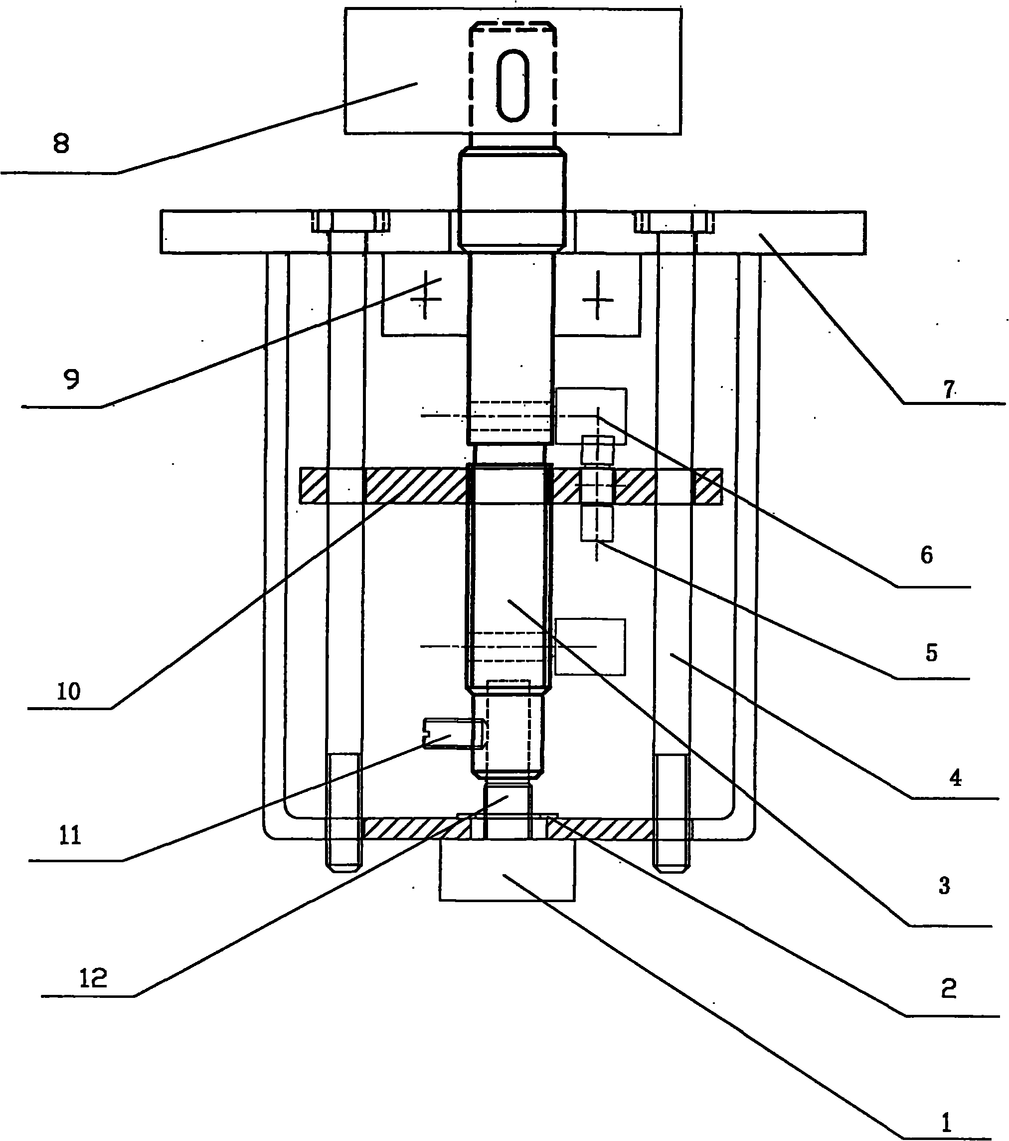 Device for installing and adjusting potentiometer