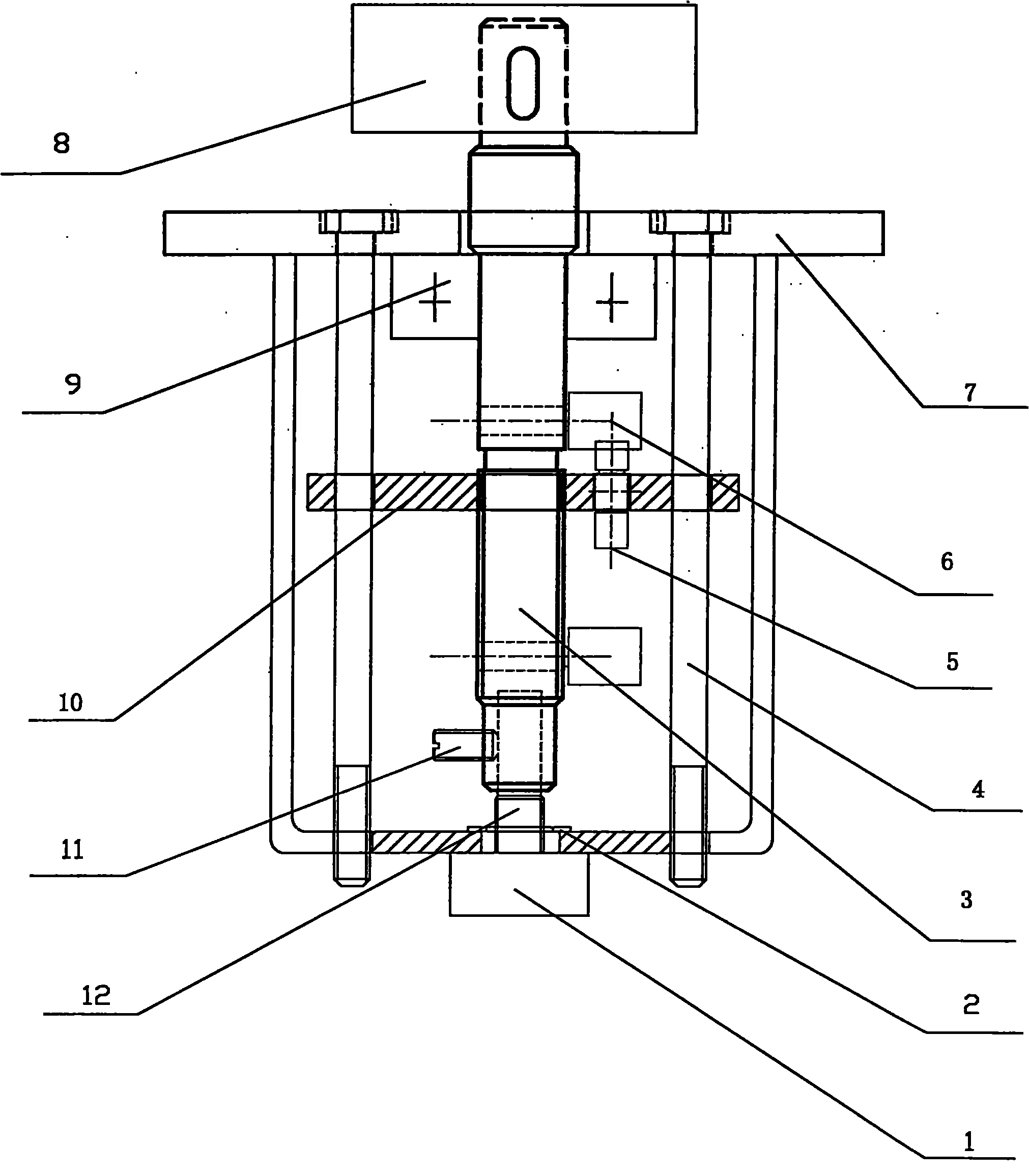 Device for installing and adjusting potentiometer