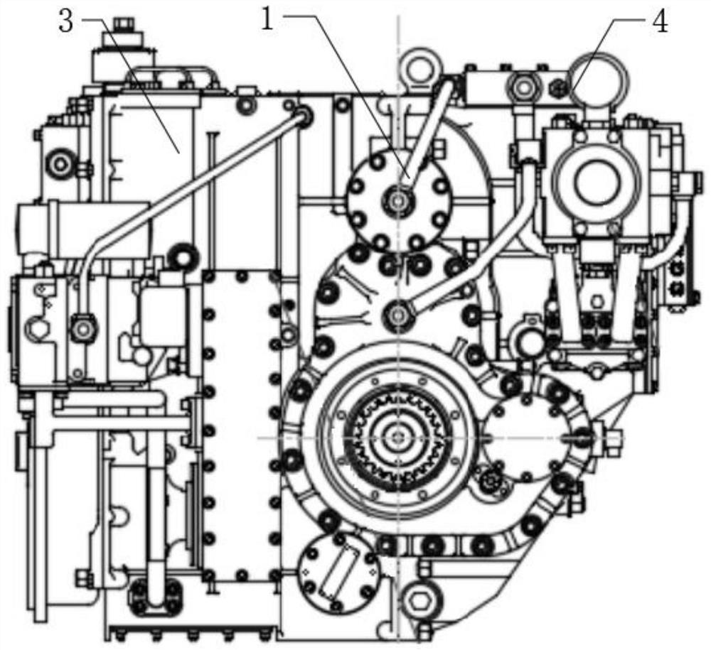 Integrated transmission case integration technology and overall arrangement scheme