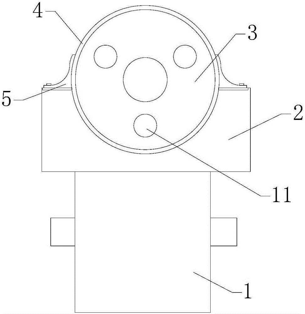 Method for manufacturing mobile phone camera fixing device