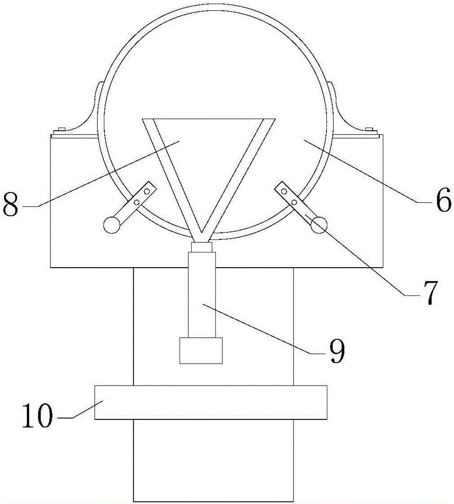 Method for manufacturing mobile phone camera fixing device