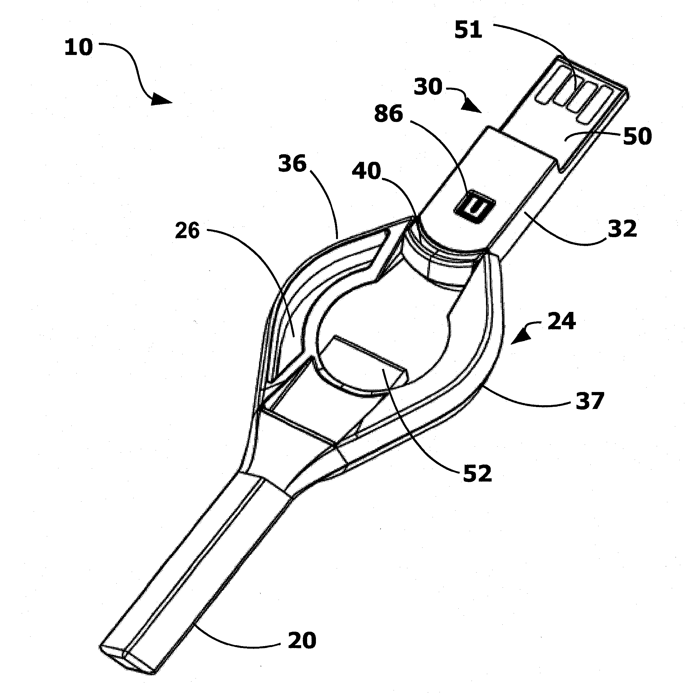A portable electronic device integrated with a key