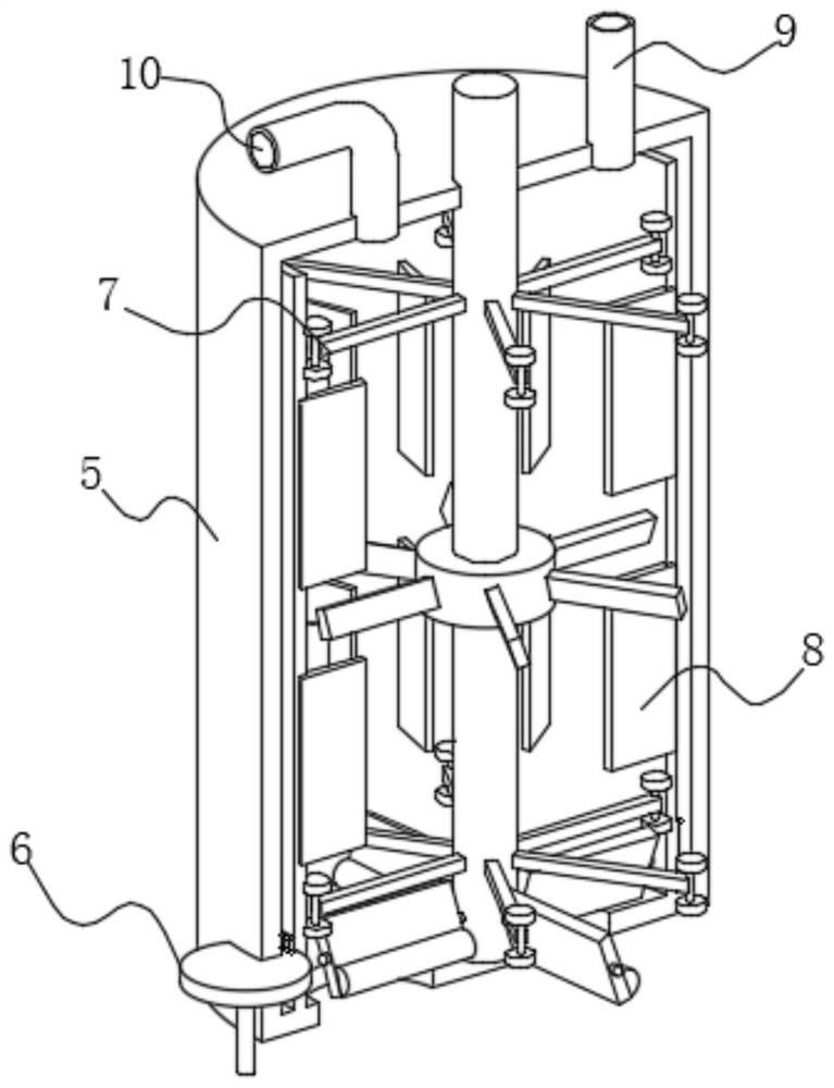 Processing equipment and processing method for degradable foamed plastic