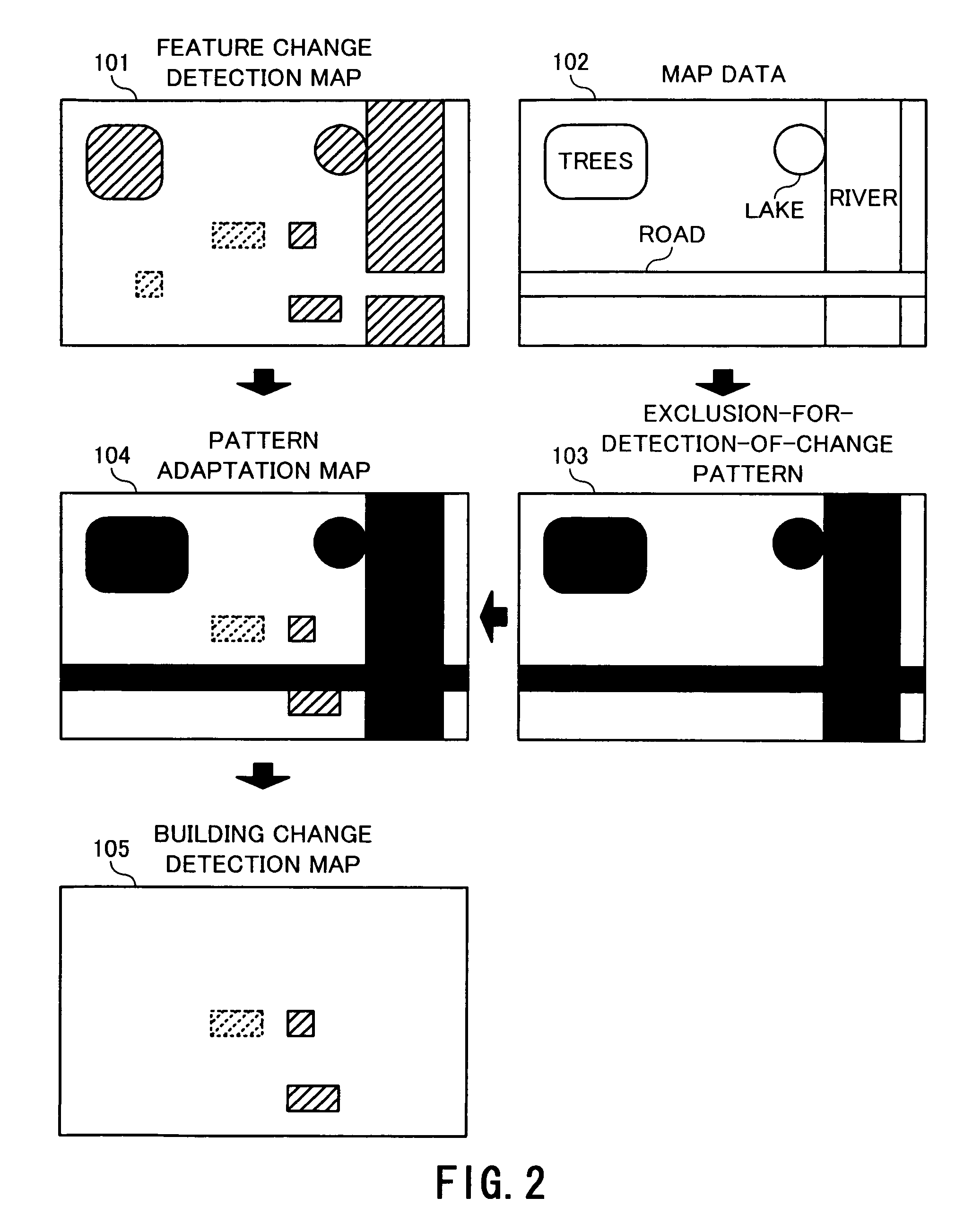 Building change detection apparatus, building change detection method and program