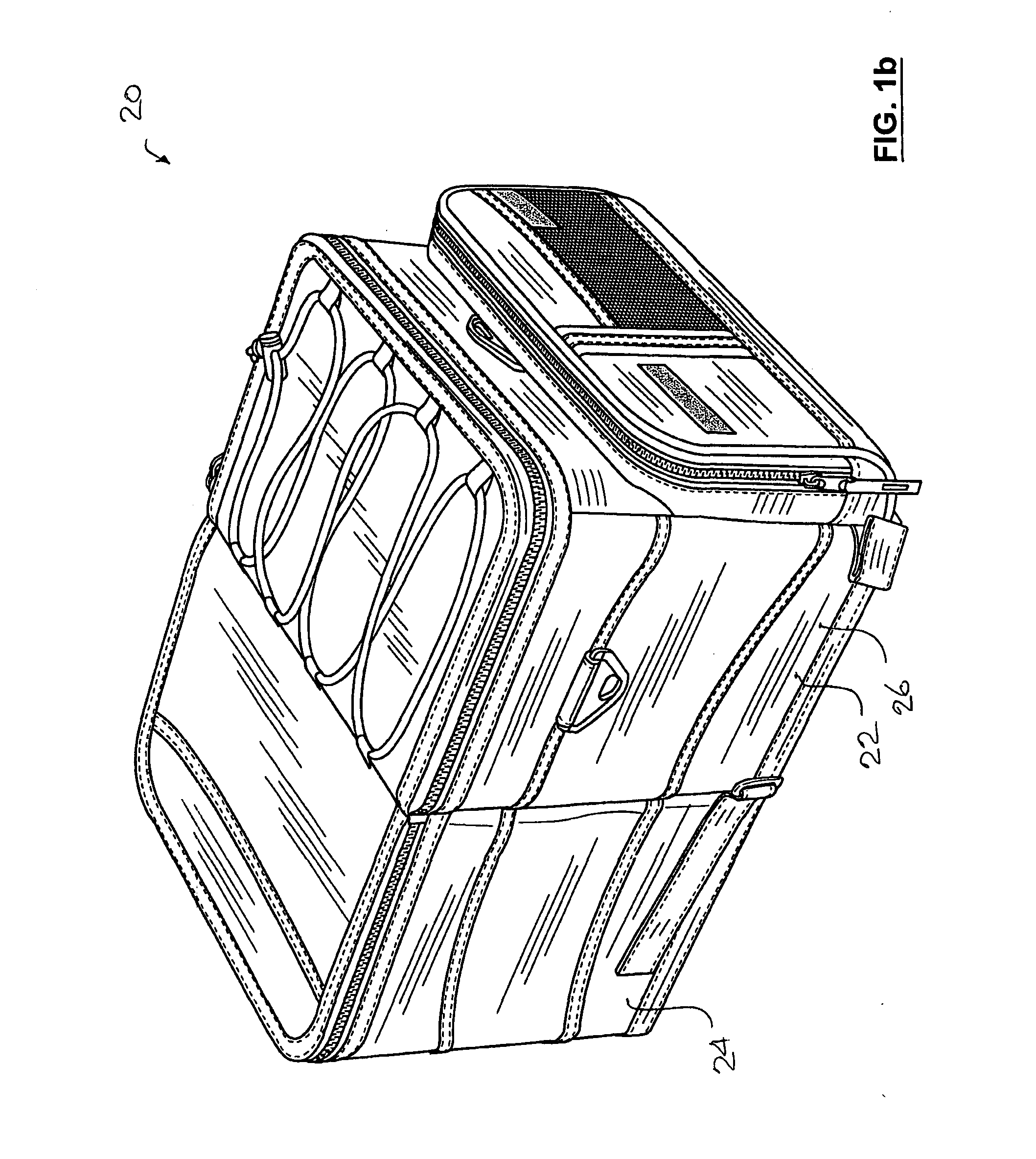 Container with reinforced and collapsible portions