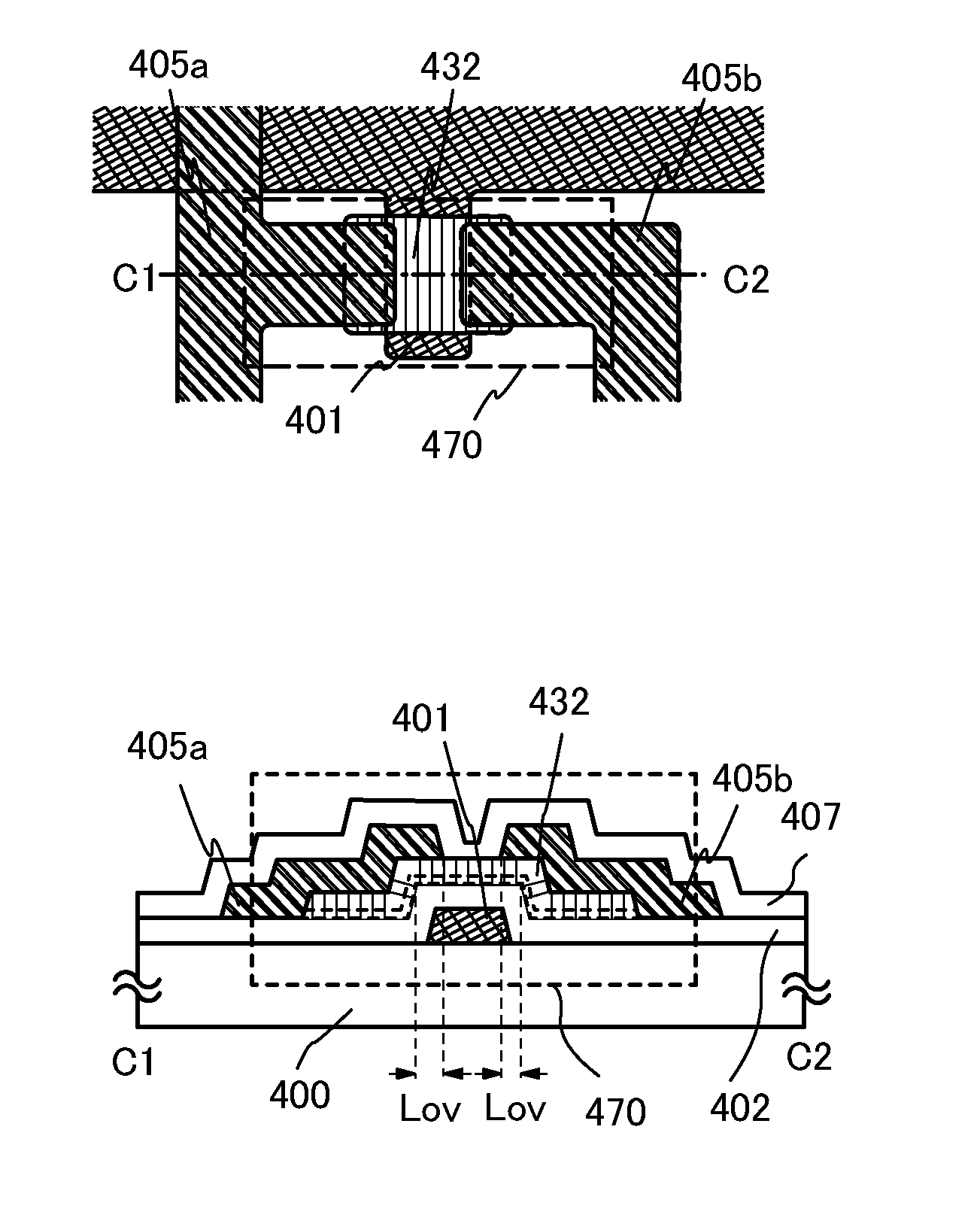 Stacked oxide material, semiconductor device, and method for manufacturing the semiconductor device