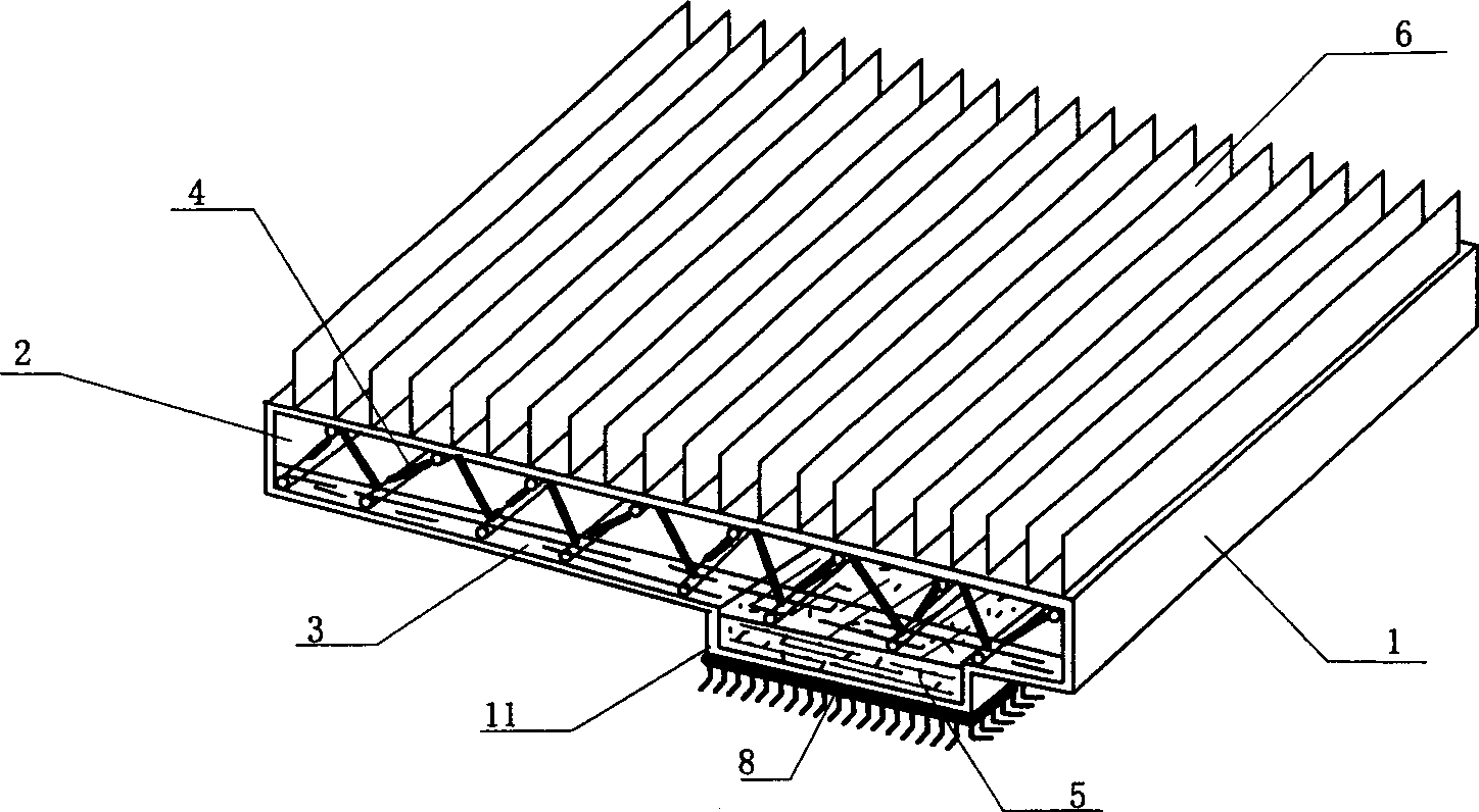 Plate-type heat-pipe radiator