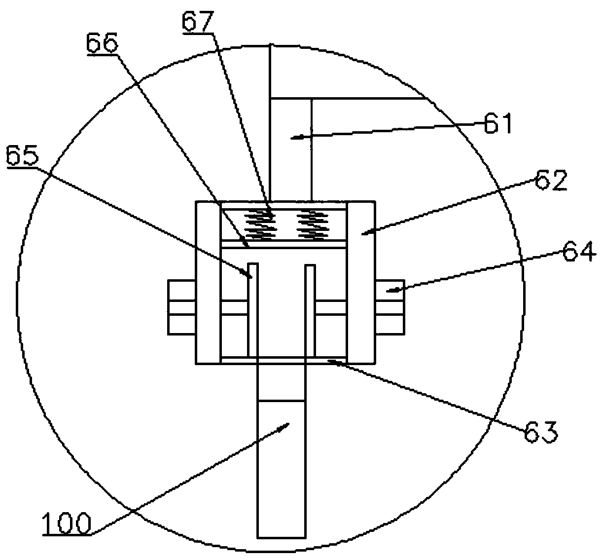 An adjustable hanger applied to the coating production line