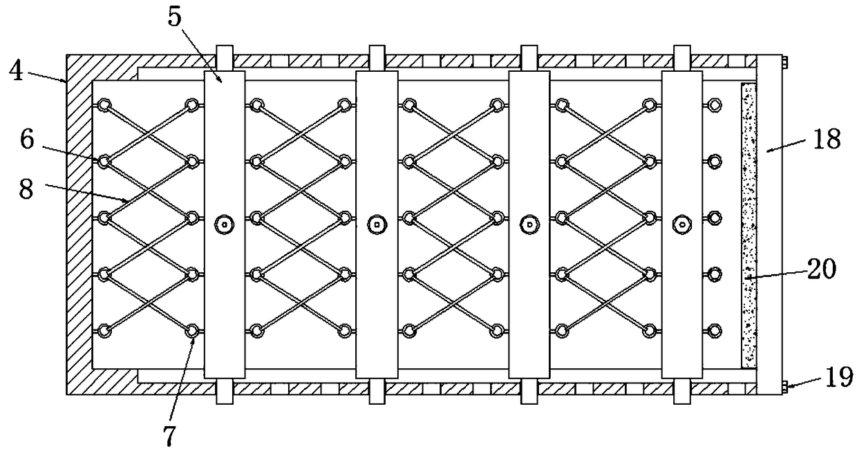 Floor cement component structure