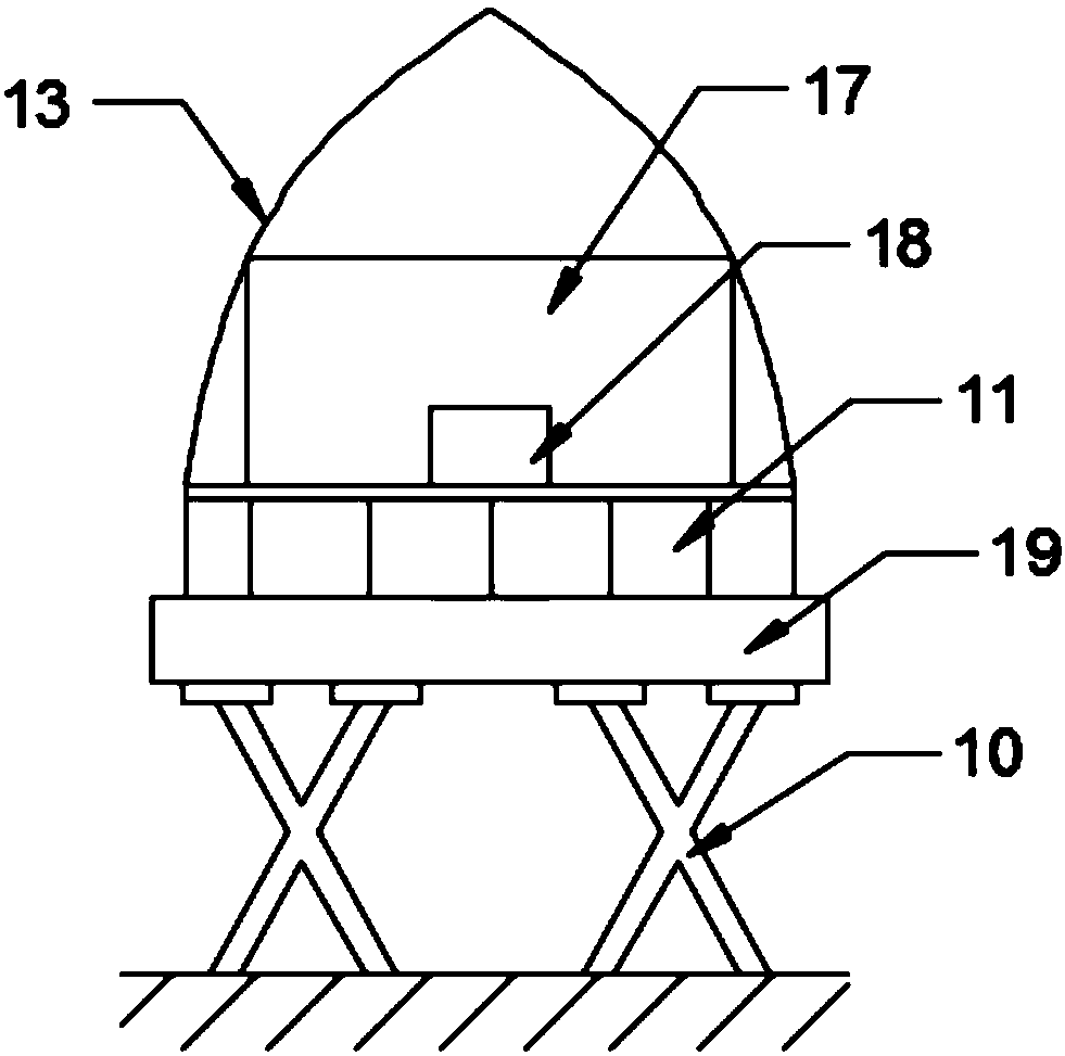 Fabricated landscape building and building method thereof