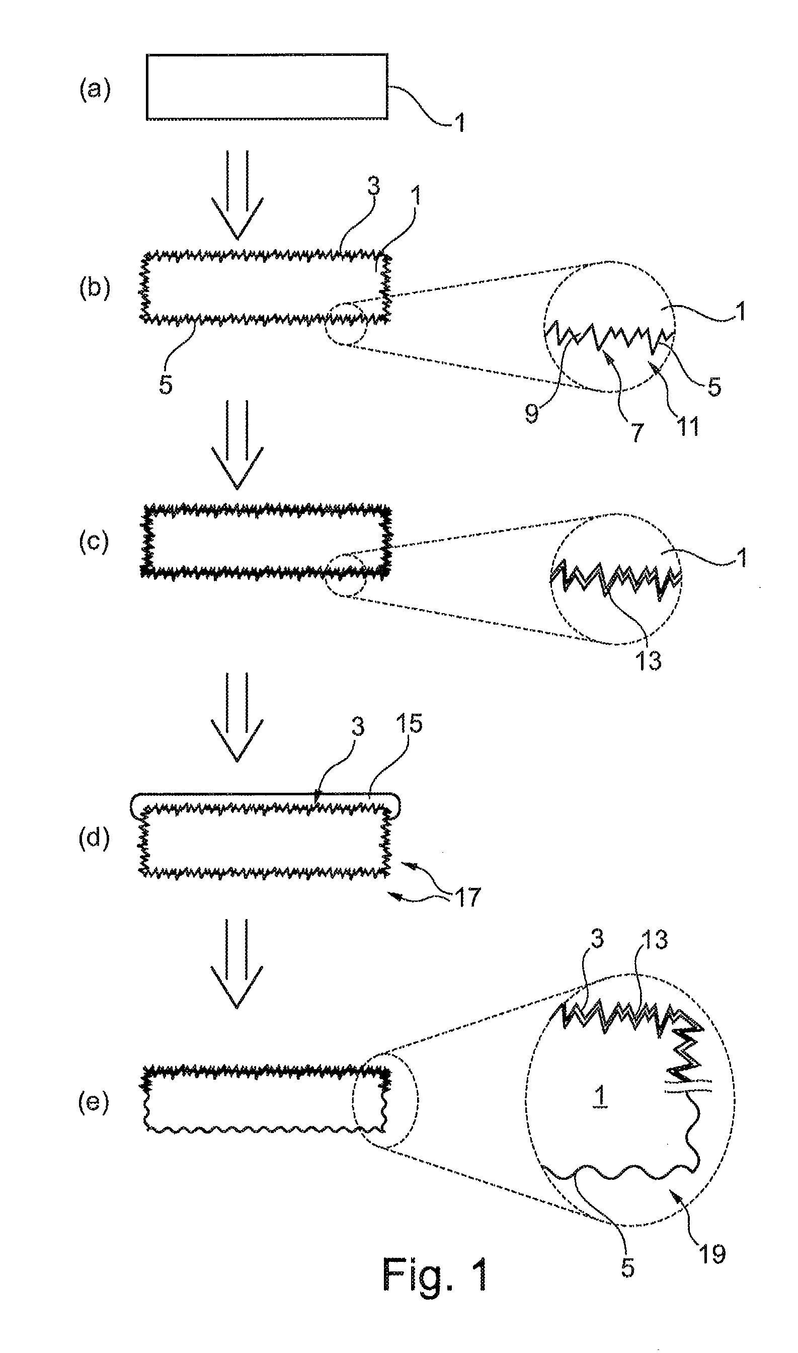 Method for producing a solar cell having a textured front face and corresponding solar cell