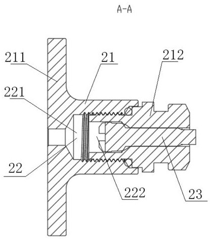 Anchor rod sealing structure, anchor rod and anchor rod injection molding method