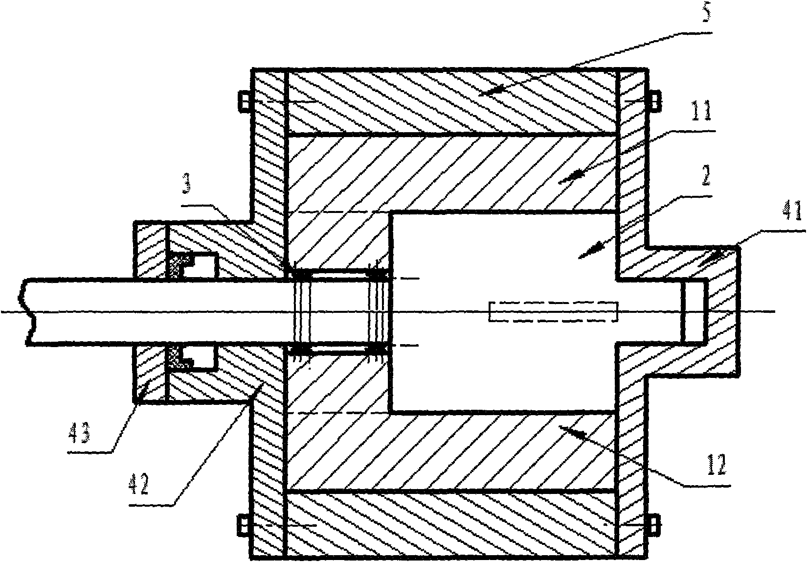 Penetration slipping sheet expander with automatic compensation function