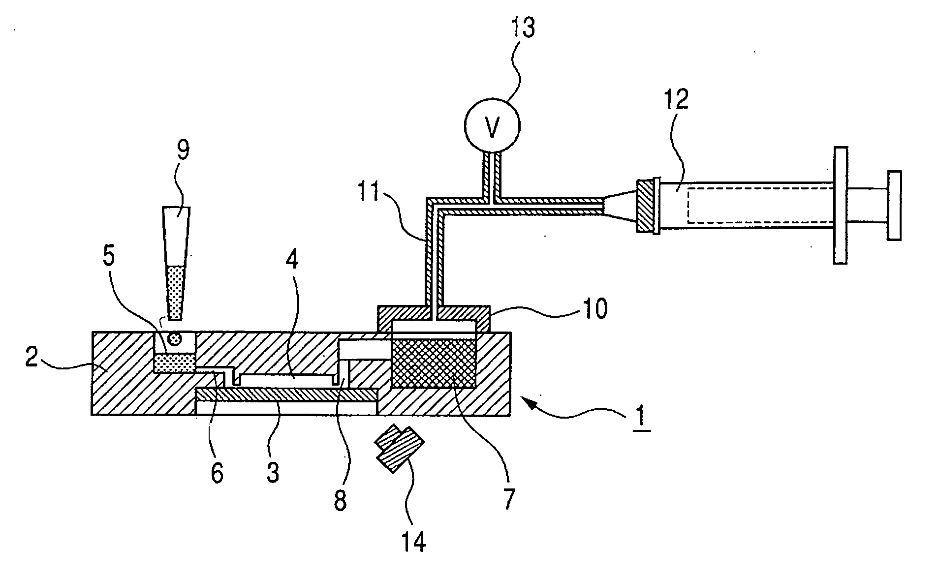 Reaction cartridge, reaction apparatus and method of moving solution in reaction cartridge