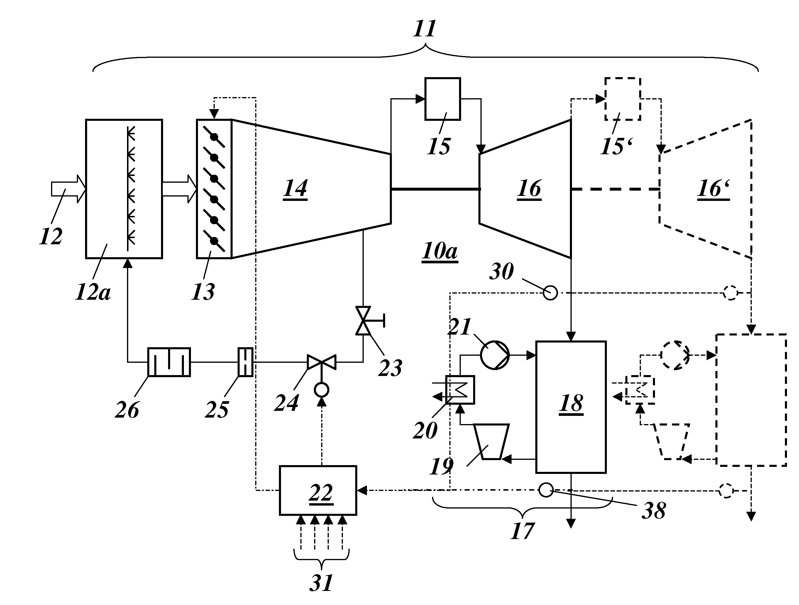 Method for operating a combined cycle power plant and plant to carry out such a method