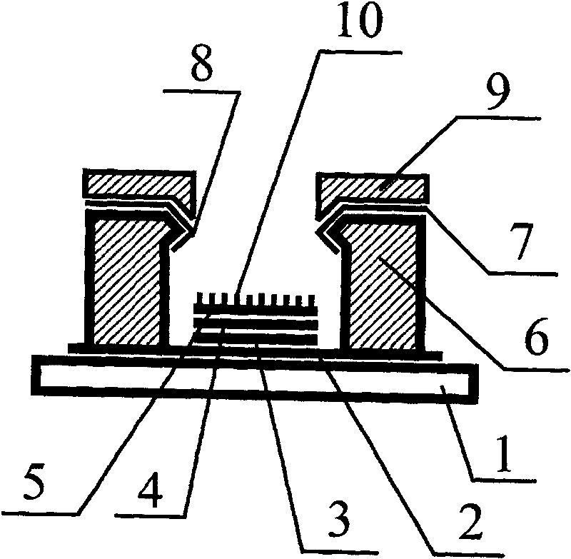 Flatboard display of fold wedge type grid controlled array structure and manufacture process