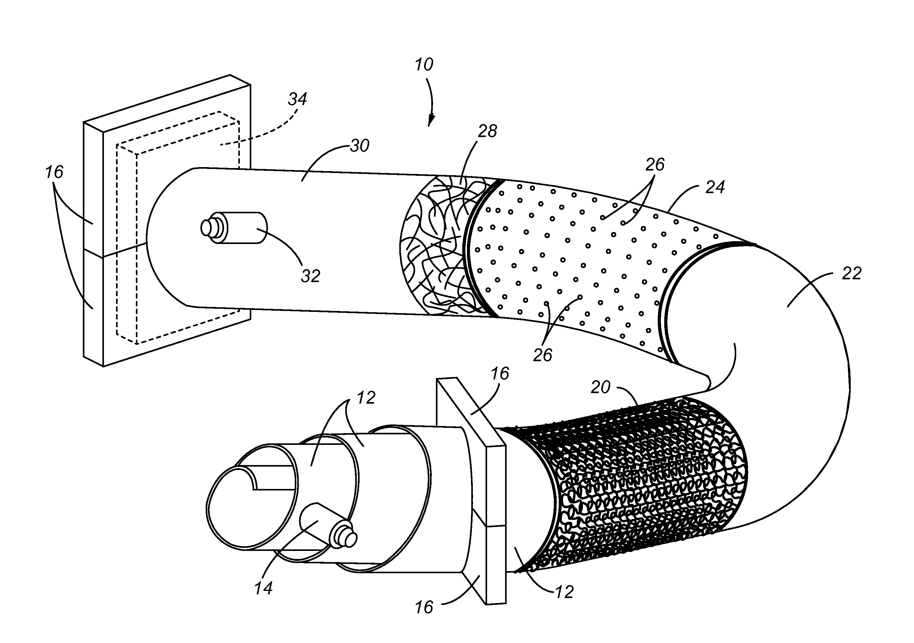 Composite tube for fluid delivery system