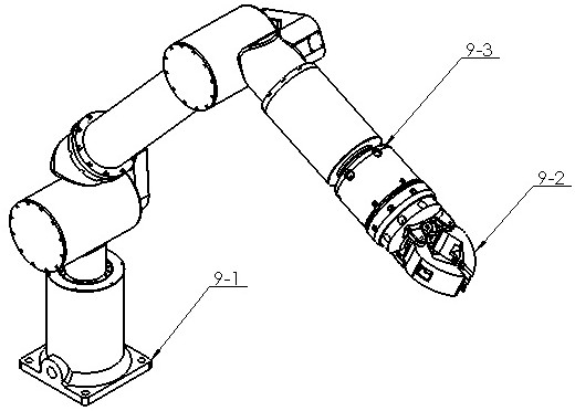 Robot for cleaning up attachments on damaged underwater surfaces of tunnels and method of use
