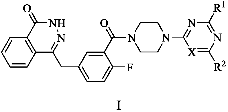 PARP (poly-ADP-ribose polymerase)-1 and PI3K (phosphatidylinositol-3-kinase) dual target inhibitors containing phthalazine-1(2H)-ketone structure