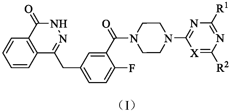 PARP (poly-ADP-ribose polymerase)-1 and PI3K (phosphatidylinositol-3-kinase) dual target inhibitors containing phthalazine-1(2H)-ketone structure