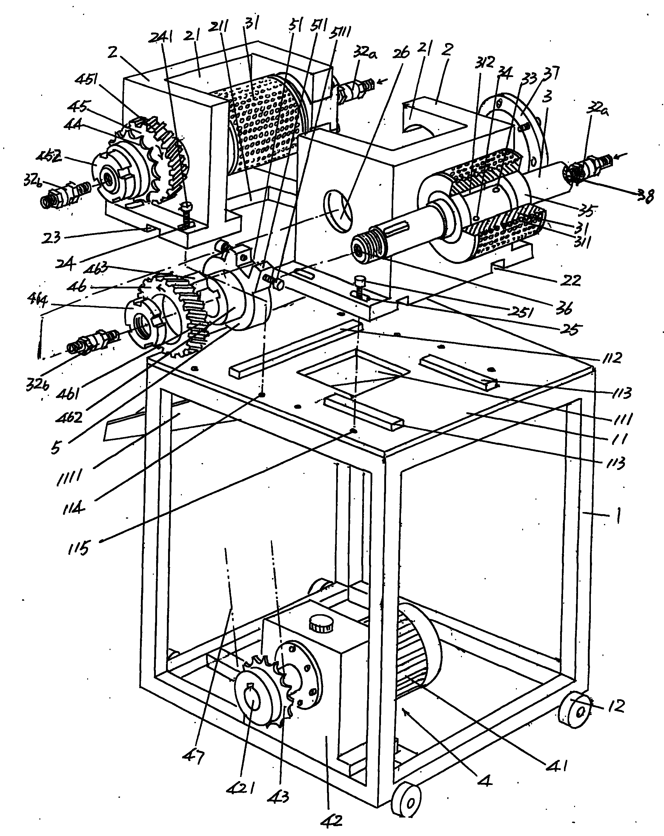 Glass bead forming machine