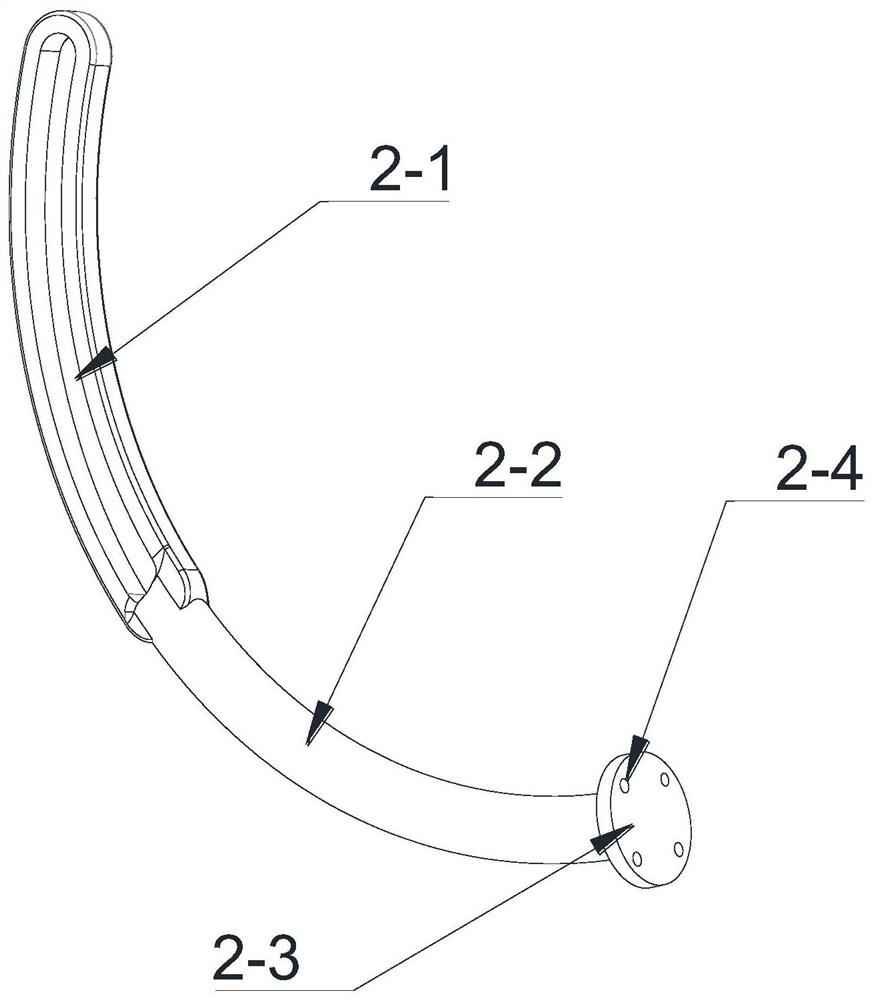 A torsion spring type anti-rebound arm strength device