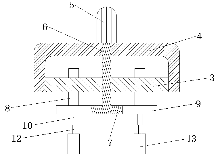 Convenient-to-use vehicle tire replacement device