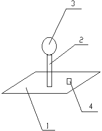 Water tank viewing lamp capable of automatically rotating