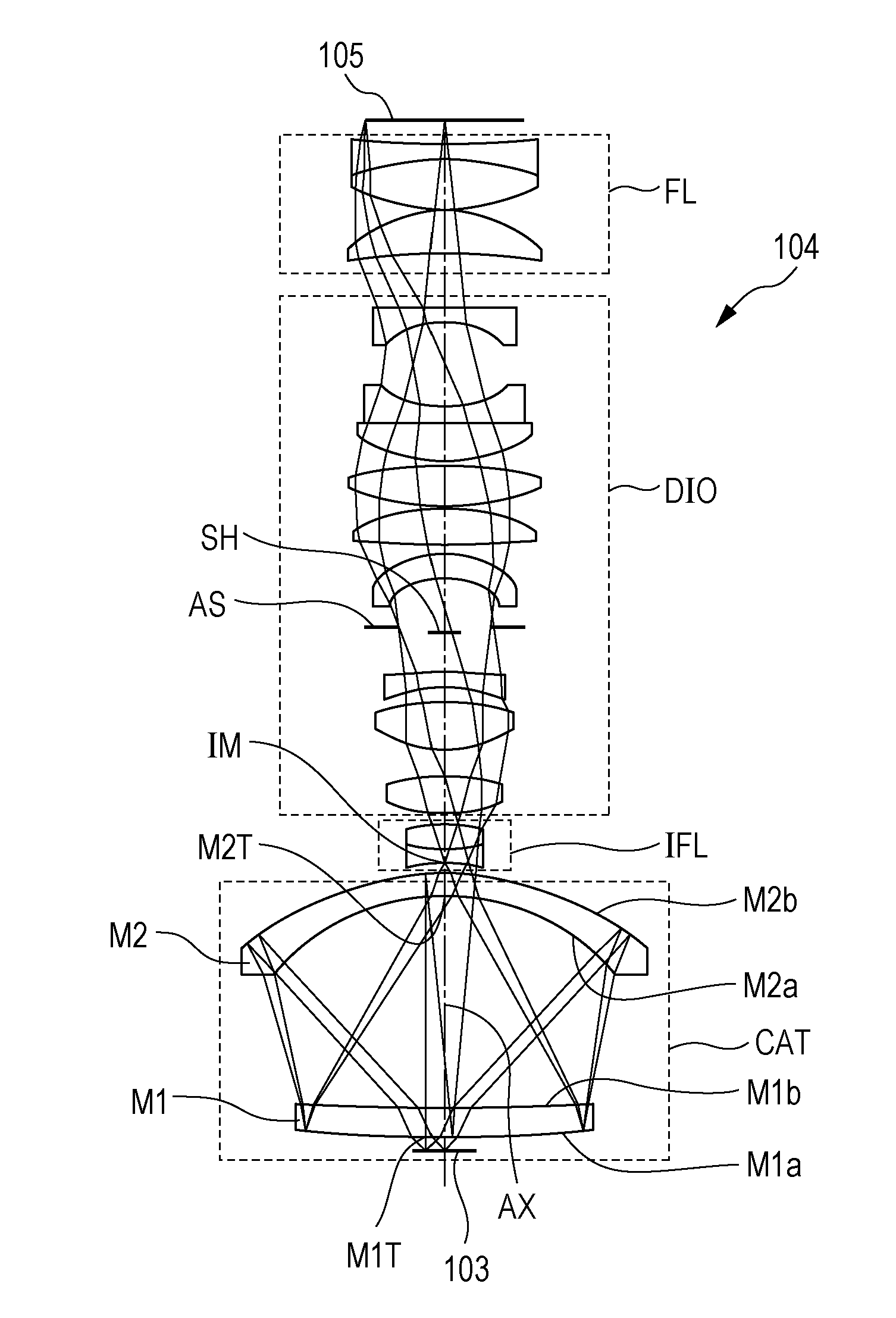Catadioptric system and image pickup apparatus including the system