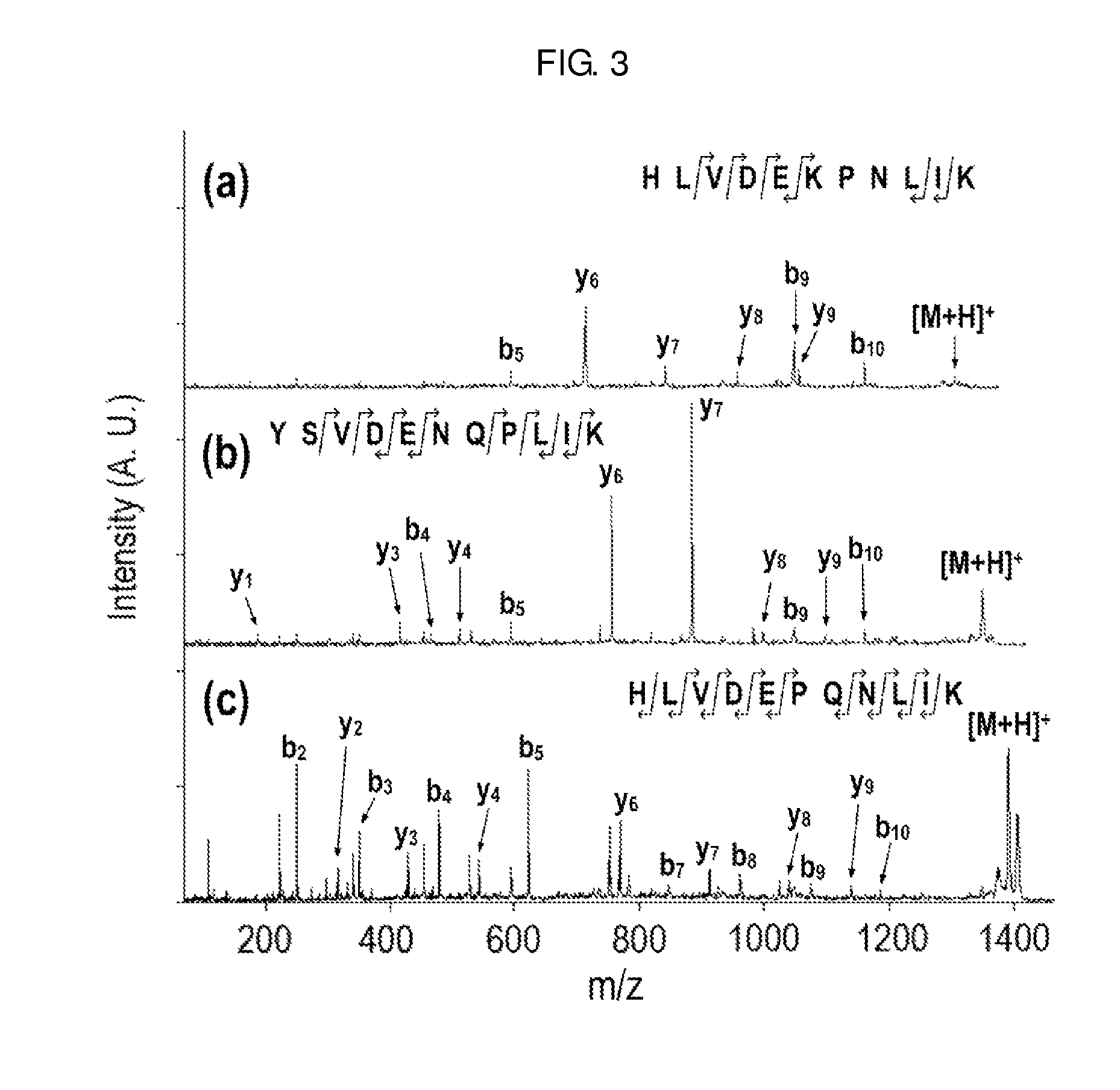 Method of de novo sequencing of peptide using the MALDI mass spectrometry, method and apparatus for preparing sample for MALDI mass spectrometry