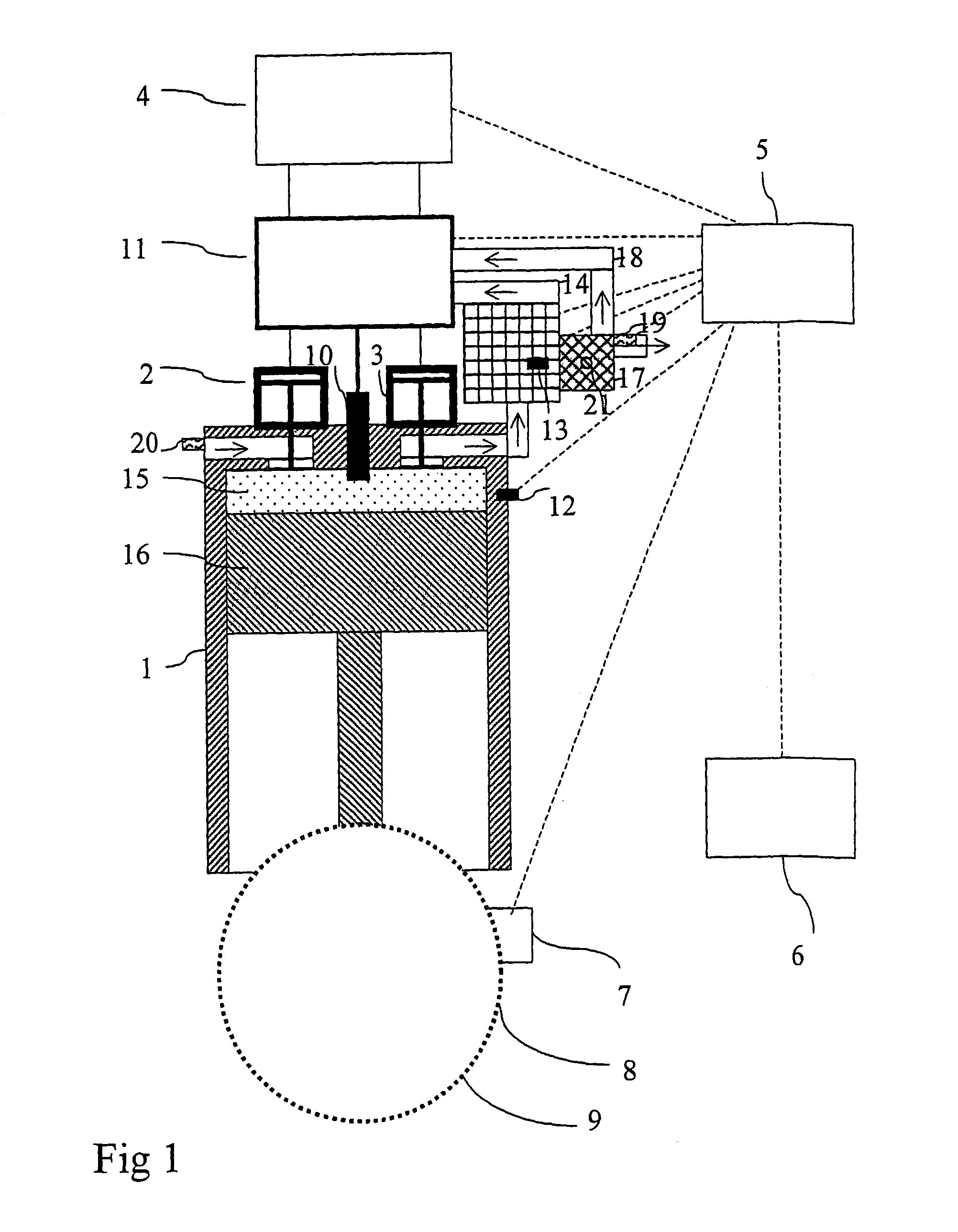 Internal combustion engine with steam expansion stroke