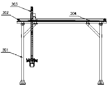 Glass tube palletizer