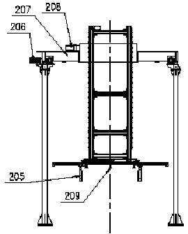 Glass tube palletizer