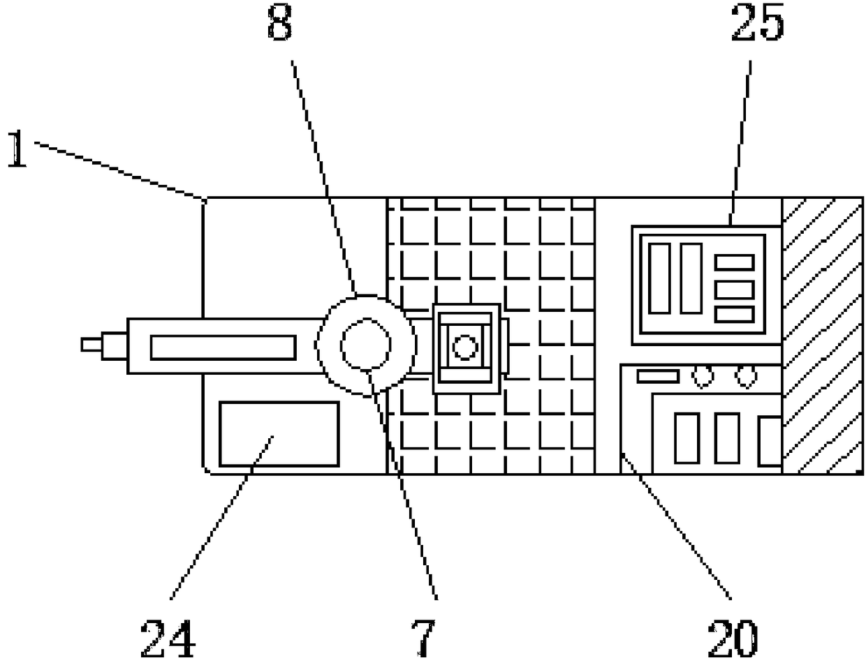 Small crane for building construction